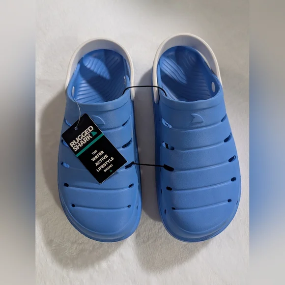 Men clogs size 12, blue color, washable comfortable - Picture 1 of 5